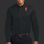 Extended Size Long Sleeve Easy Care Shirt Thumbnail